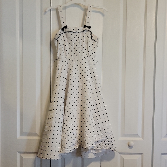 Stop Staring Other - Polka Dot Kids Dress Small Teen